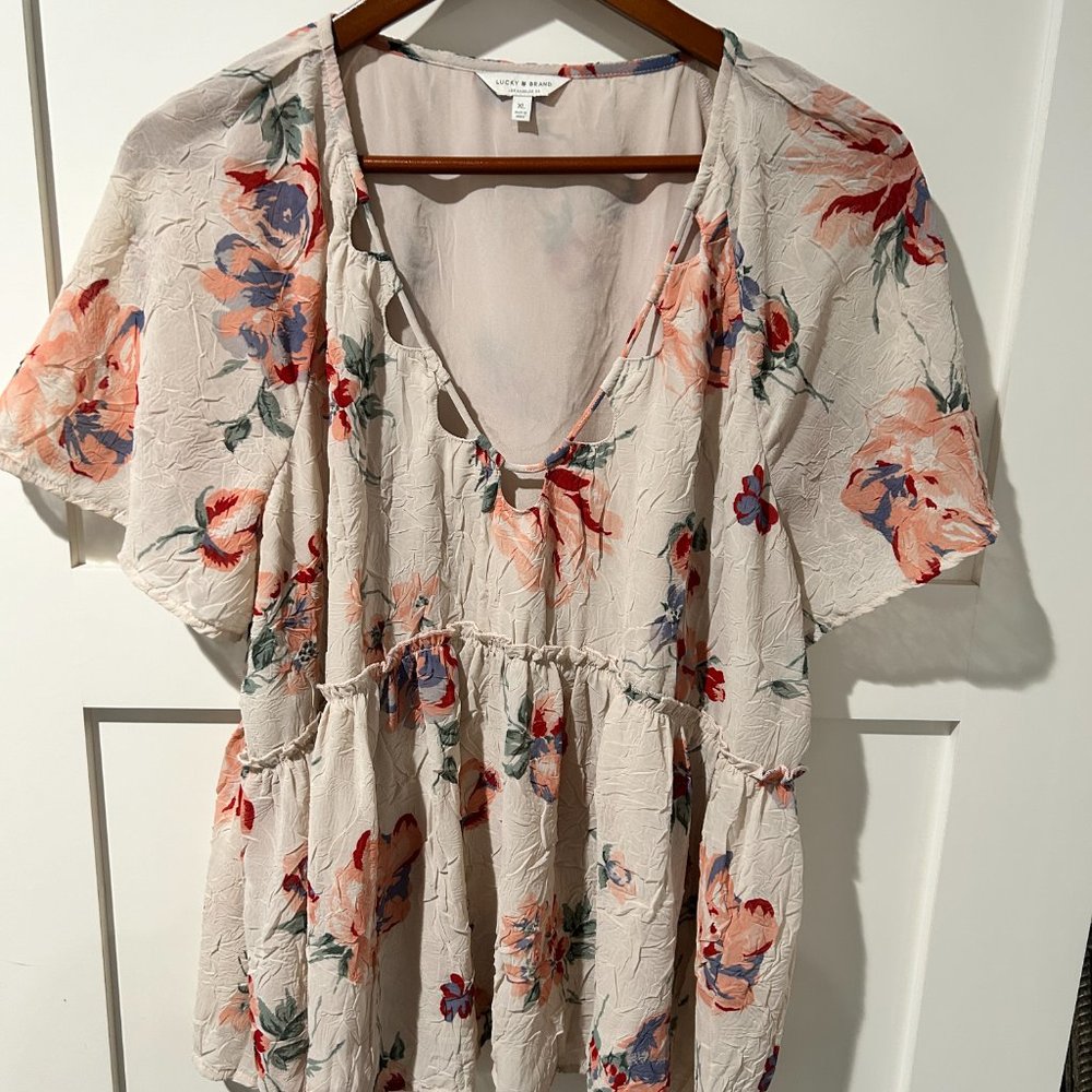 Lucky Brand Ladies Blouse Size XL